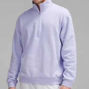 Lululemon French Terry Oversized Half Zip Lilac Smoke